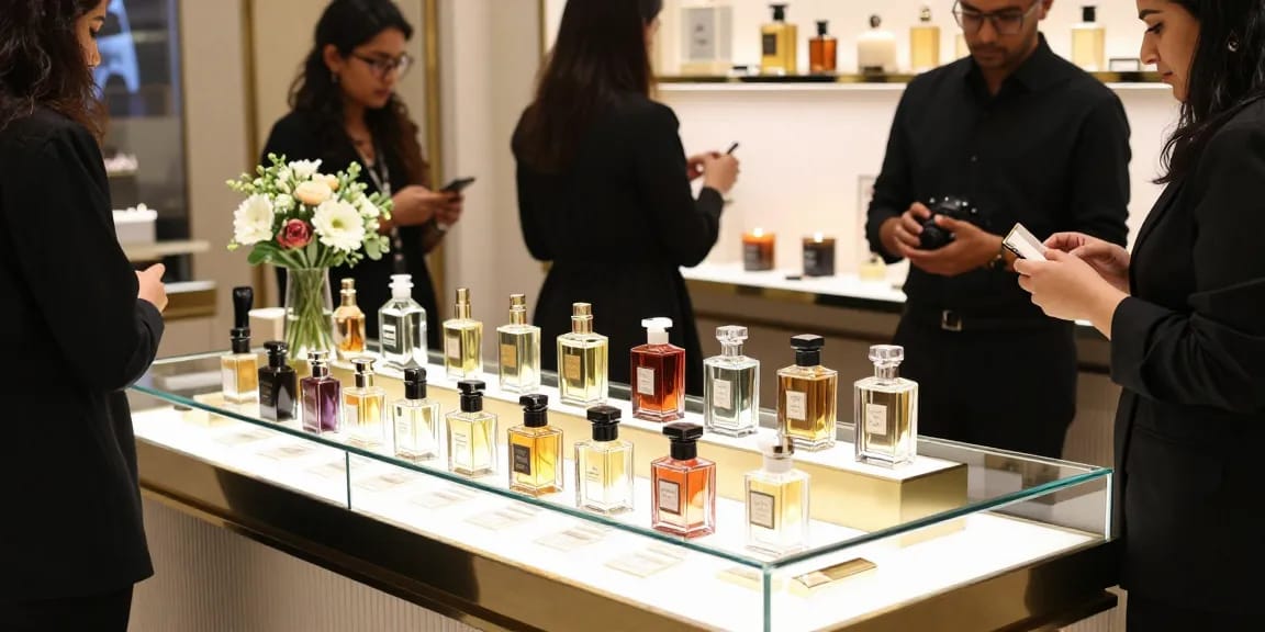 Ontdek de luxe van Khadlaj parfum in een mooie boetiek.