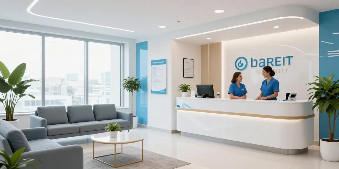 Hair transplant Istanbul consultation at modern healthcare clinic with patient care focus.