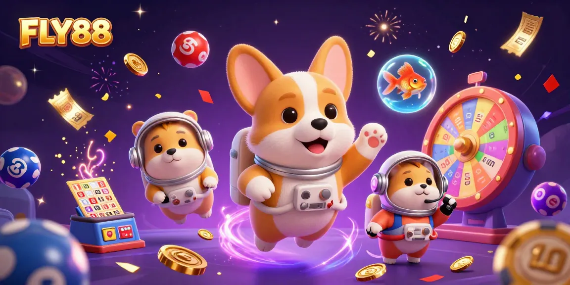 FLY88 offers exciting gameplay with dynamic 3D characters in a casino setting