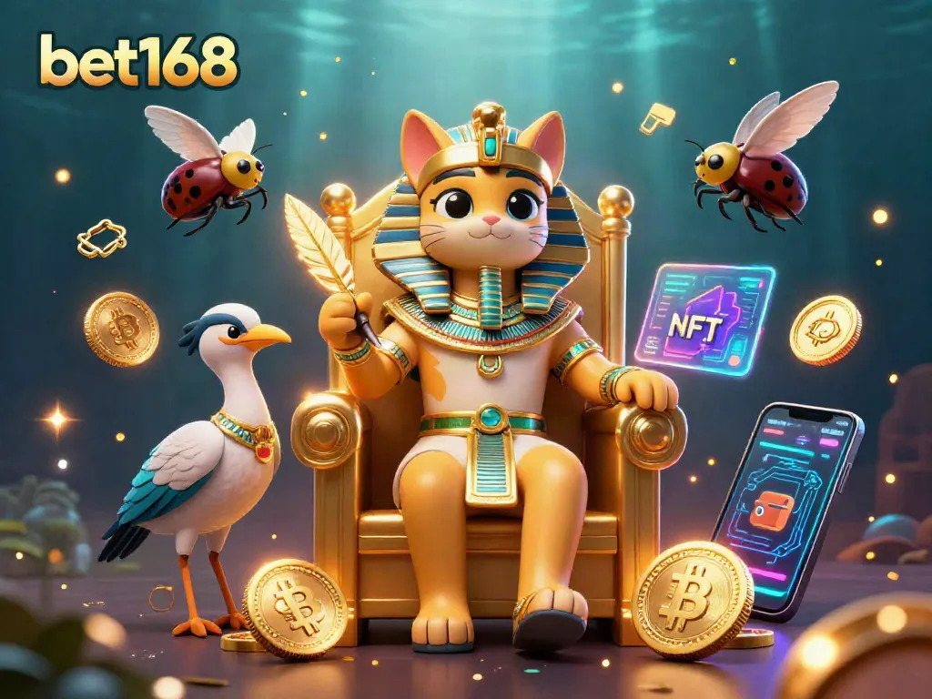 Bet168 enhances your gaming experience with a pharaoh-themed casino adventure.