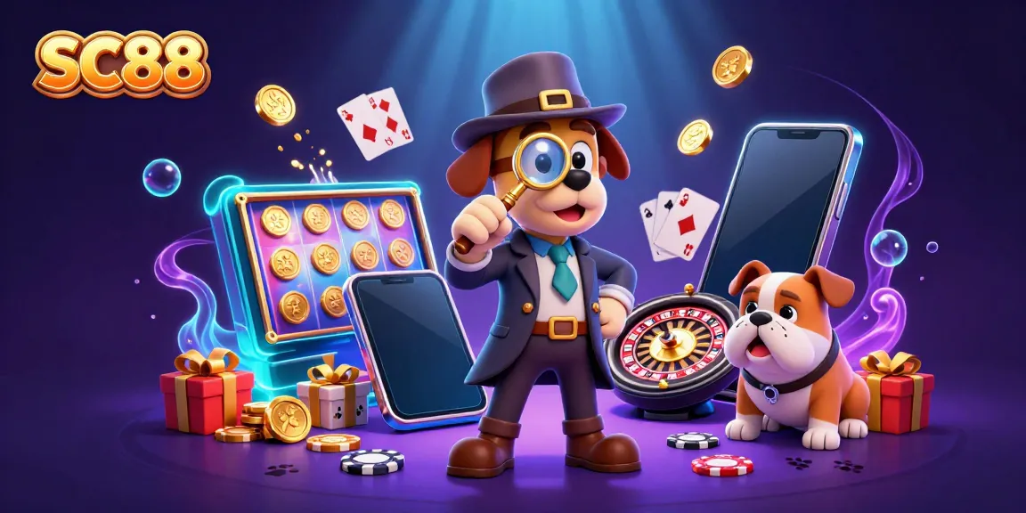 Experience thrilling casino adventures with SC88 amid vibrant slot games and themed treasures.