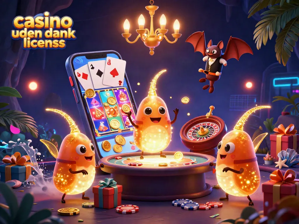 Experience the glow of casino uden dansk licens with enchanting glowworms lighting up vibrant games.