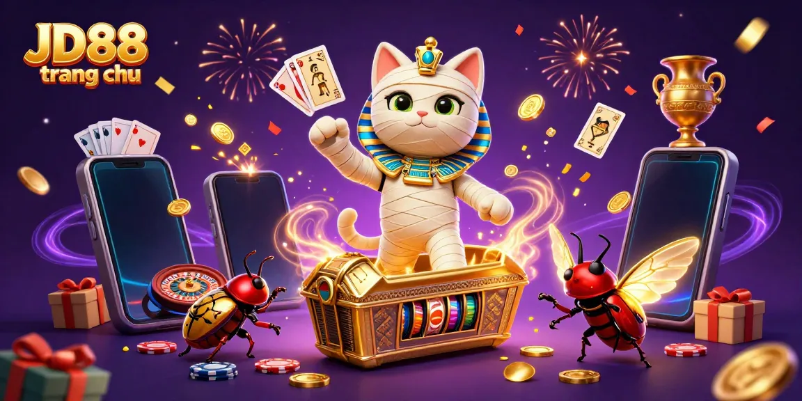 Experience the excitement of JD88 trang chu with vibrant slot games and dynamic casino elements